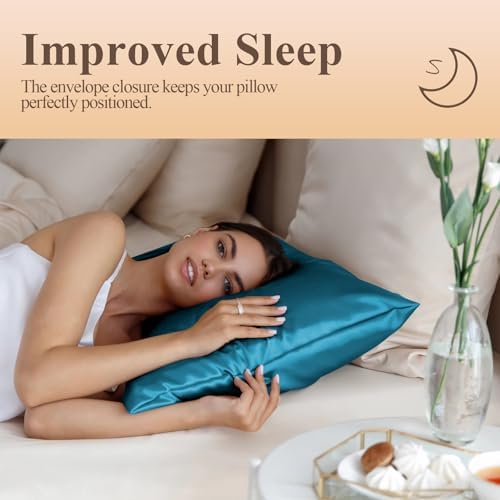 Silk Like Satin Pillowcase Queen Size, 2 Pack, 20x30 Inches - Image 5