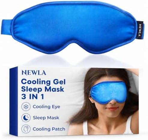 Cooling Eye Mask for Puffy Eyes: Fsa Eligible Items Hsa, Face Ice Eye Pack for by NEWLA