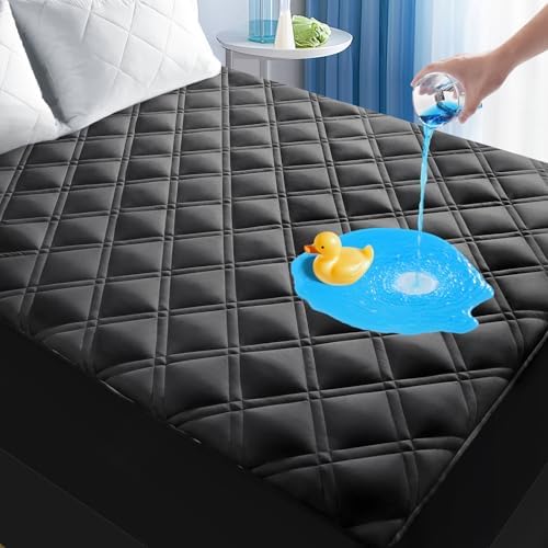 MEELUS Waterproof Full Mattress Protector, Fitted Deep Pocket 8"-21" by MEELUS