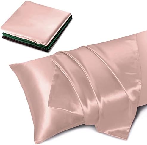 TREELY 2 Pack Satin Pillow Covers 20x60 Inches by treely