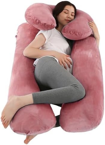 Pregnancy Pillows for Sleeping, 59 Inch U-Shaped Full Body Pillow, Maternity by OFFICIALGERMANBRANDTANTOMI