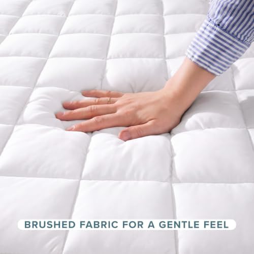 Bare Home Quilted Twin XL Mattress Pad - Image 3