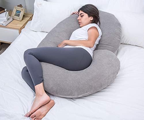 1 MIDDLE ONE Pregnancy Pillow, C Shaped Full Body Pillow - Image 3
