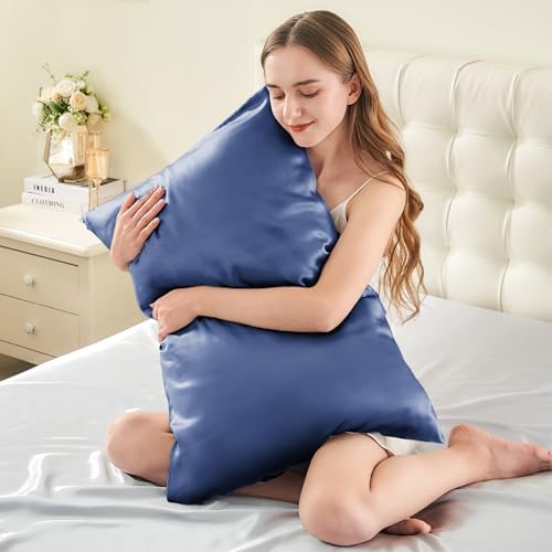 INFIIXSO Silk Pillow Cases 2 Pack, Standard Size, Hidden Zipper - Image 5