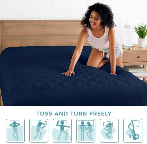Bare Home Quilted Fitted Mattress Pad - Image 6