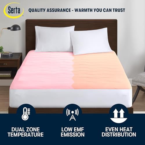 Serta Heated Mattress Pad with Deep Pocket & Dual Controller Cal King - Image 3