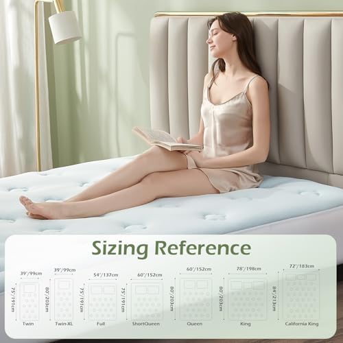 Hansleep Full Size Mattress Topper Memory Foam, Full Foam Mattress Pad - Image 6