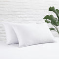 100% Cotton 4 Pcs Pillow Cases Queen Size, 400 Thread Count Sateen Weave White by ZaizaiHome