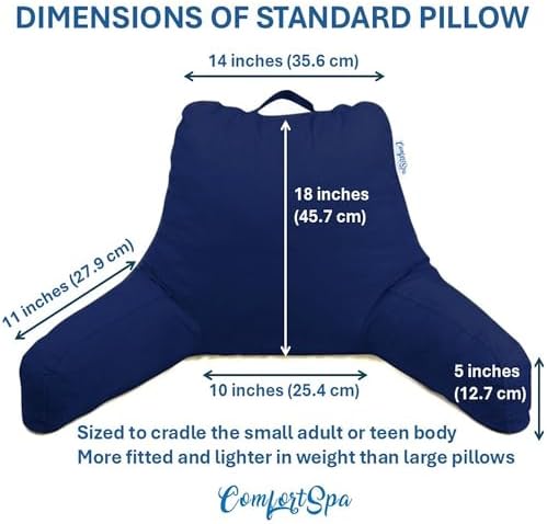 ComfortSpa Reading Pillow with Arms Pockets - Image 6