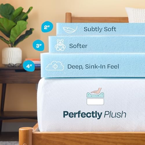 Linenspa Memory Foam Mattress Topper, Full Size - Image 4