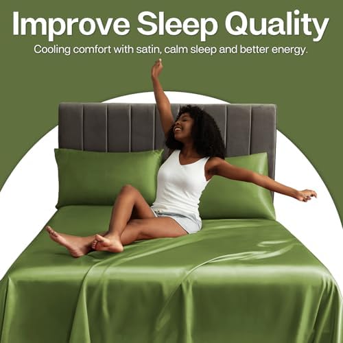 MR&HM Satin Pillowcase 2 Pack, Queen Size 20"x30" - Image 4