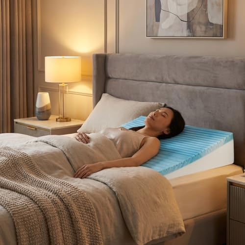Boyd Sleep Gel Cooling Memory Foam Bed Wedge Pillow - Image 3