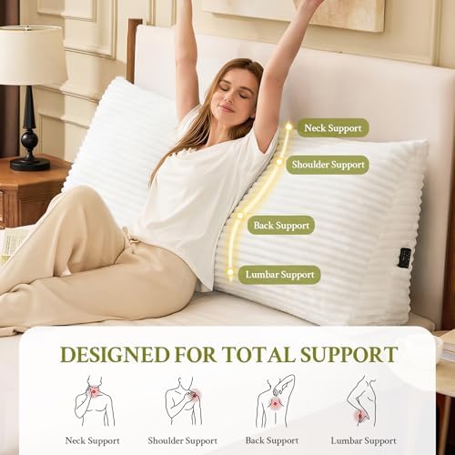 Headboard Pillow King, Headboard Wedge Pillow - Image 3