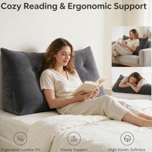 Headboard Pillow Twin, Wedge Pillow Headboard - Image 3