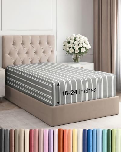 CGK Linens Extra Deep Twin Fitted Sheet by CGKUnlimited