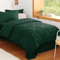 CozyLux Twin XL Comforter Set 68"x88" Emerald Green by CozyLux