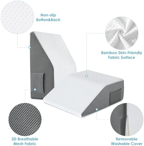 Cozymaker 10-inch Adjustable Leg Elevation Pillows - Image 3