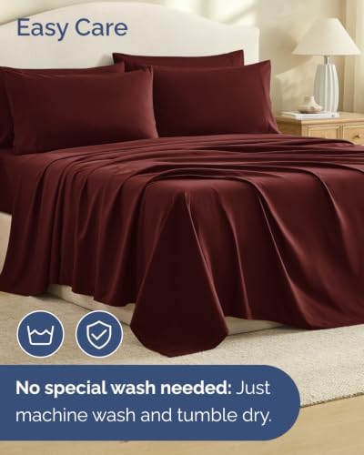 Cal King 6 Piece Bed Sheet Set - Image 6