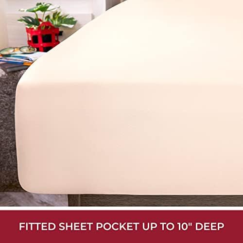 Mellanni Iconic 4-Piece, Ultra Soft Sheet Set - Image 4