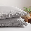 BEDSUM King Ruffled Pillow Shams by BEDSUM