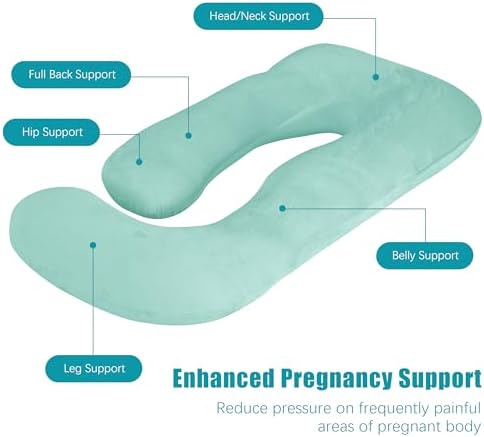 Cute Castle Pregnancy Pillows, Soft U-Shape Maternity Pillow - Image 4