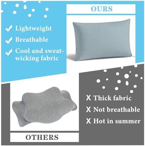 Hahafelt 2 Pack 7"x11" Cooling Small Pillowcase - Image 3
