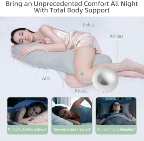 Body Pillows for Adults, Full Body Pillow for Side Sleepers, Long Body Pillow - Image 5