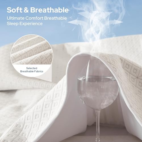 BEDLORE Full Size Mattress Protector, Waterproof Noiseless Mattress Cover - Image 5