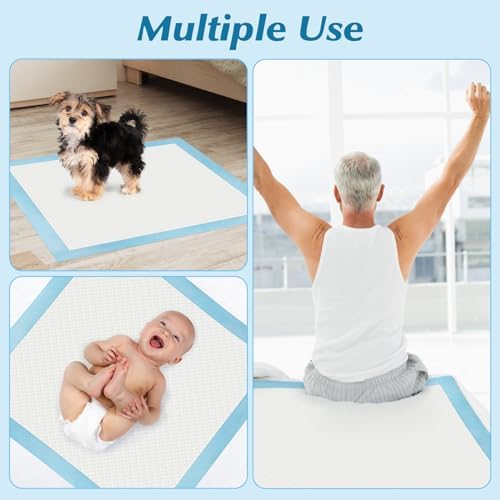 100 Count 22” x 22” Super Absorbency Disposable Underpads - Image 6