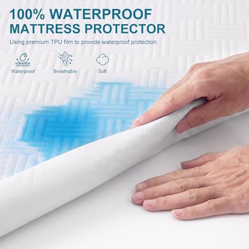 Waterproof Twin XL Size Mattress Protector - Image 2