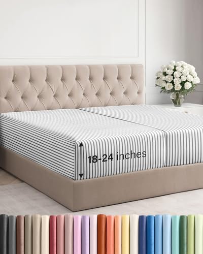 CGK Linens Extra Deep Split King Fitted Sheet Only by CGKUnlimited