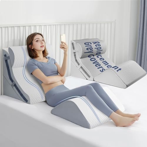 4Pcs Orthopedic Bed Wedge Pillow Set - Image 2