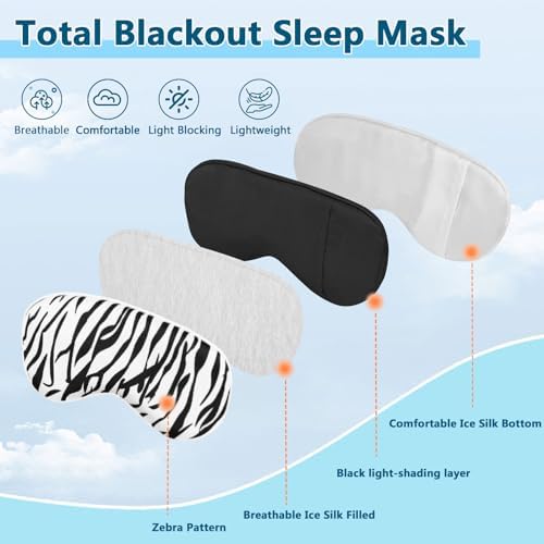 Sleep mask w/Cooling Gel Eye Mask, Heated Eye Mask - Image 3