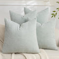 Set of 4 Soft Textured Decorative Throw Pillow Covers 16x16 Inch Cozy Farmhouse by Cozoomy
