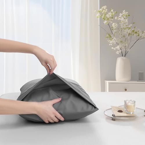 Body Pillowcase, Dark Grey, 1 Pack, Long Pillow Cover - Image 5