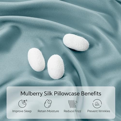INFIIXSO Mulberry Silk Pillow Cases Standard Size - Image 2
