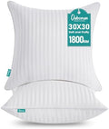 Oubonun 30 x 30 Throw Pillow Inserts Set of 2 by Oubonun