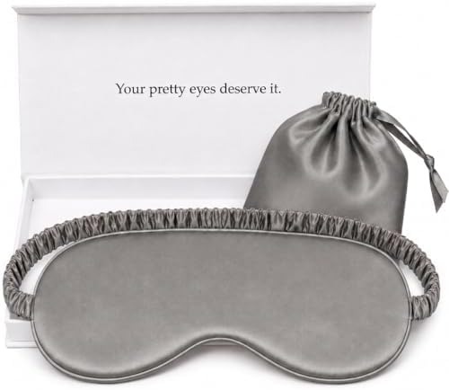 Silk Sleep Mask Light Blocking Luxury 100% Mulberry 19mm Silk Eye Mask Eye by YanserSelection