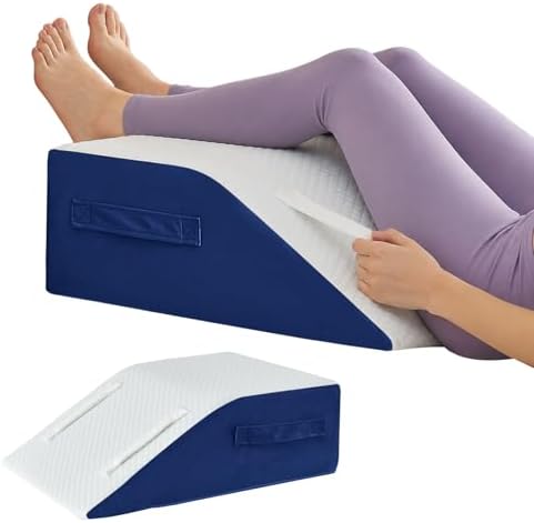 Yojoker Leg Elevation Pillow Blood Circulation, Memory Foam Wedge Pillow by Yojoker