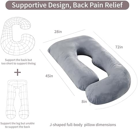 60 Inch Full Body Pregnancy Pillows - Image 6