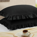 Ruffled Pillow Cases, Standard 20"x26" by Cobedzy