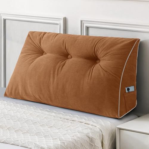 Sasttie Headboard Pillow Twin/Twin XL, Wedge Pillow Headboard by SASTTIE