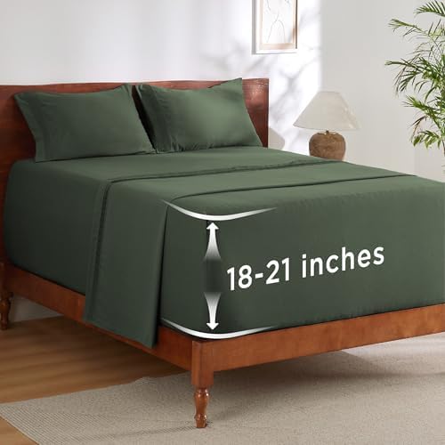 Bedsure Deep Pocket King Sheet Set by BEDSURE