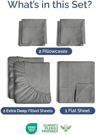 Extra Deep Split King Sheet Set - Image 2