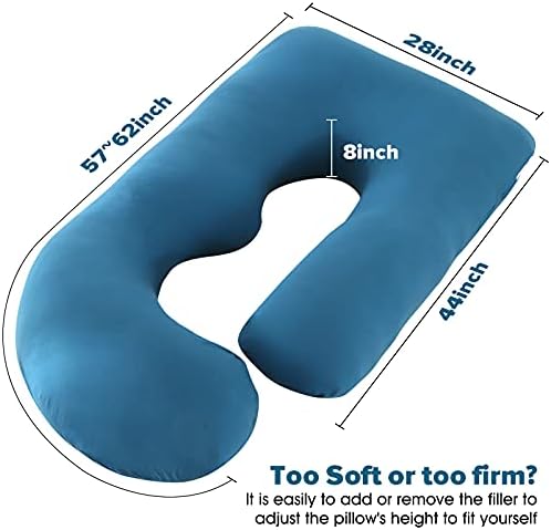 Elover U Shaped Pregnancy Pillow, Full Body Maternity Support - Image 4