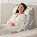 Ruqmuis Wedge Pillow Set for After Surgery, Incline Pillow Wedge for Headboard by Ruqmuis
