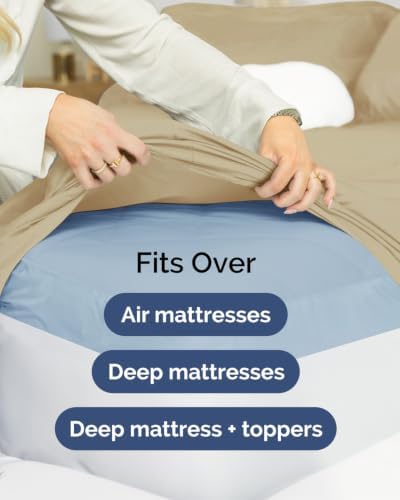 CGK Linens 2 Pack Extra Deep Full Fitted Sheets - Image 7