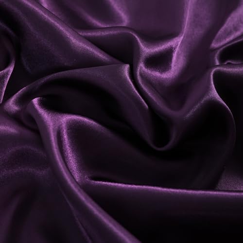 NTBAY King Satin Pillowcases, Eggplant Purple - Image 4