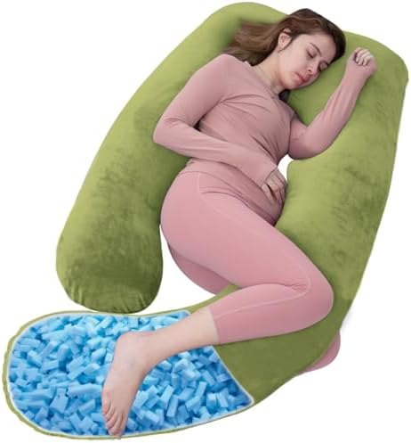 Shredded Memory Foam U Shaped Pregnancy Pillow by ASAWESLING