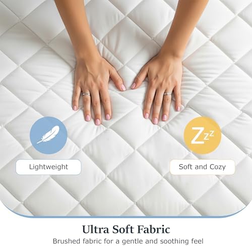 LUX Décor Cal King Mattress Pad - Image 4